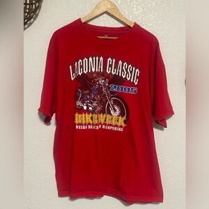 Vintage Laconia Classic 2005 Bike Week Weirs Beach Men’s T-shirt